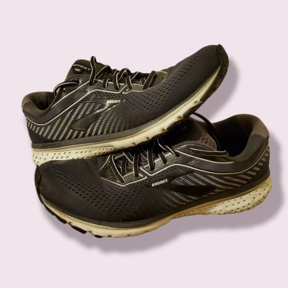 Brooks Mens Ghost 12 1103161D075 Gray Running Shoes Sneakers Size 12 D